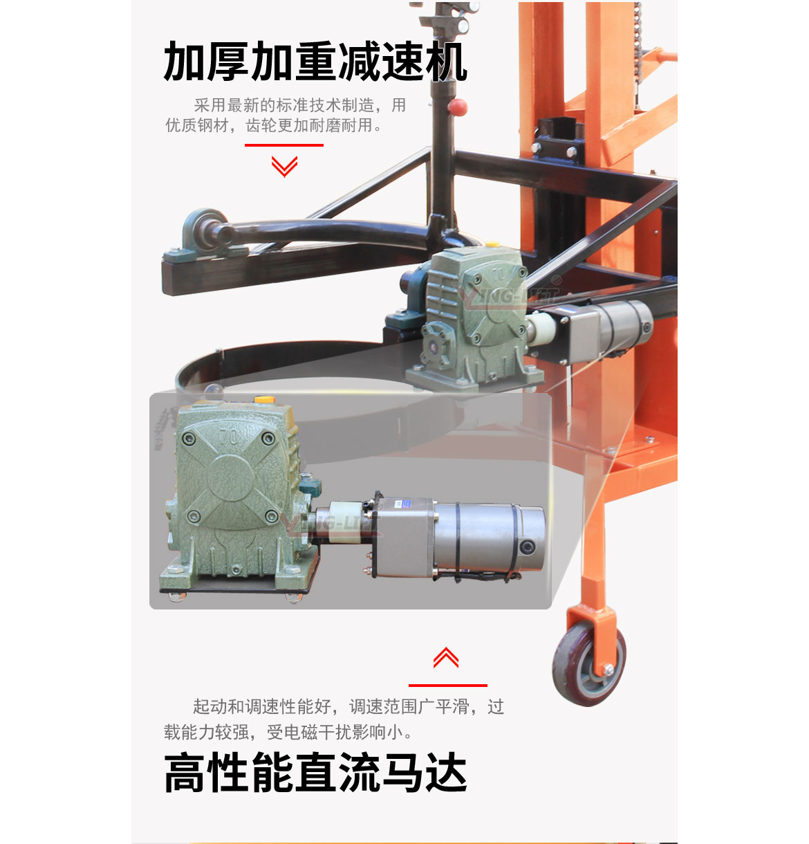 半電動直角支腿翻轉(zhuǎn)車