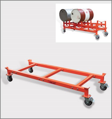 移動(dòng)式油桶支架車